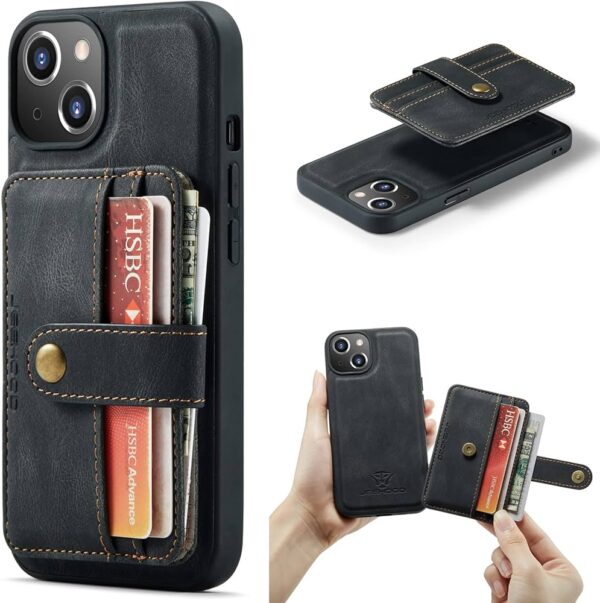 Back Wallet Card Holder Case for iPhone 13 mini