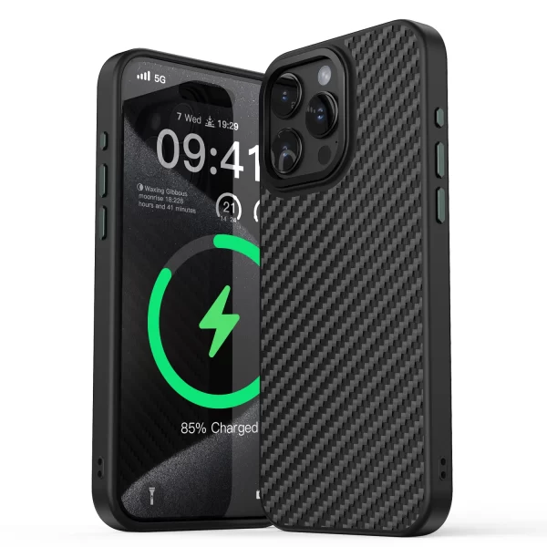 Carbon Fibre Case for iPhone 15 Pro Max
