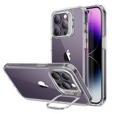clear with stand for iPhone 14 Pro