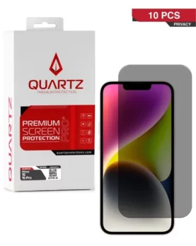 QUARTZ Privacy Tempered Glass for iPhone 15 Plus